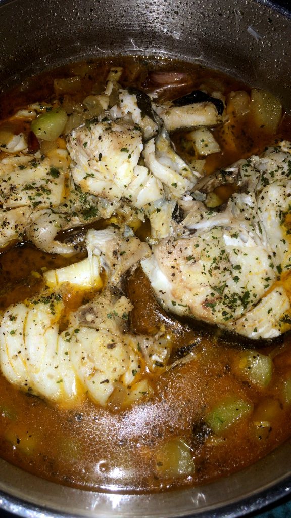 Bacalao encebollado