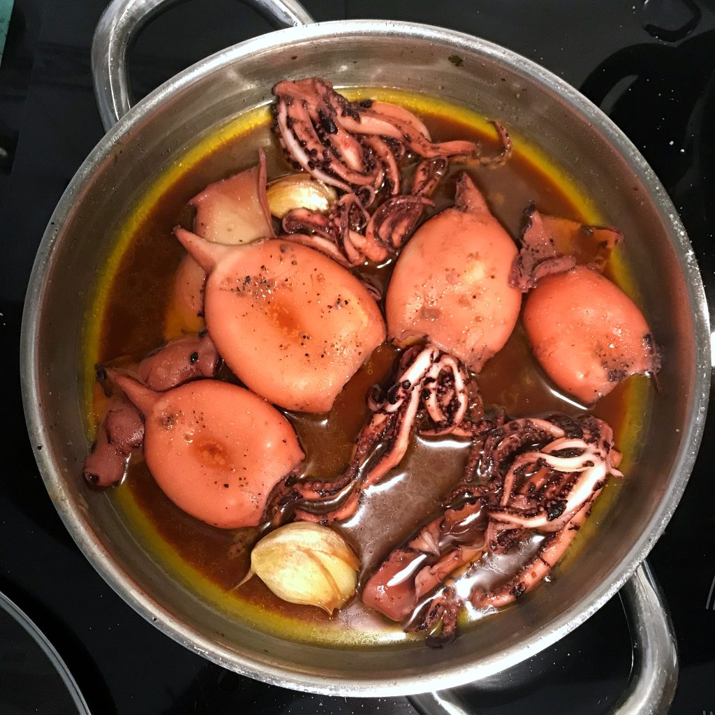Pota en aceite