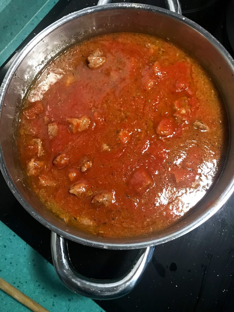 Fritada de tomate con presa ibérica (2)