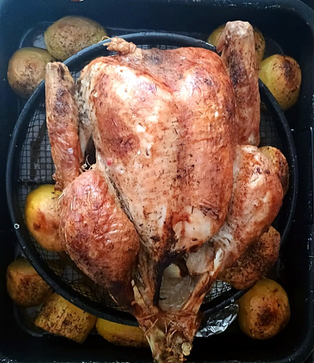 Pavita al horno