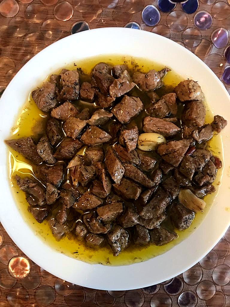 Presa ibérica con ajos (1)
