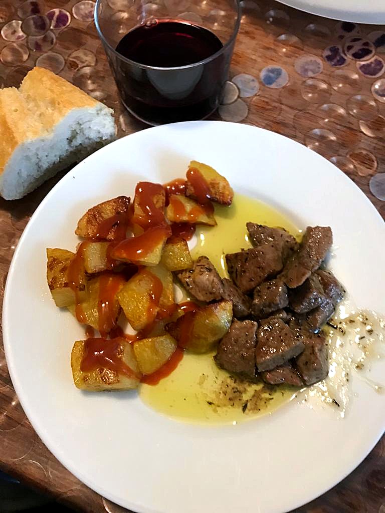 Presa ibérica con ajos (3)