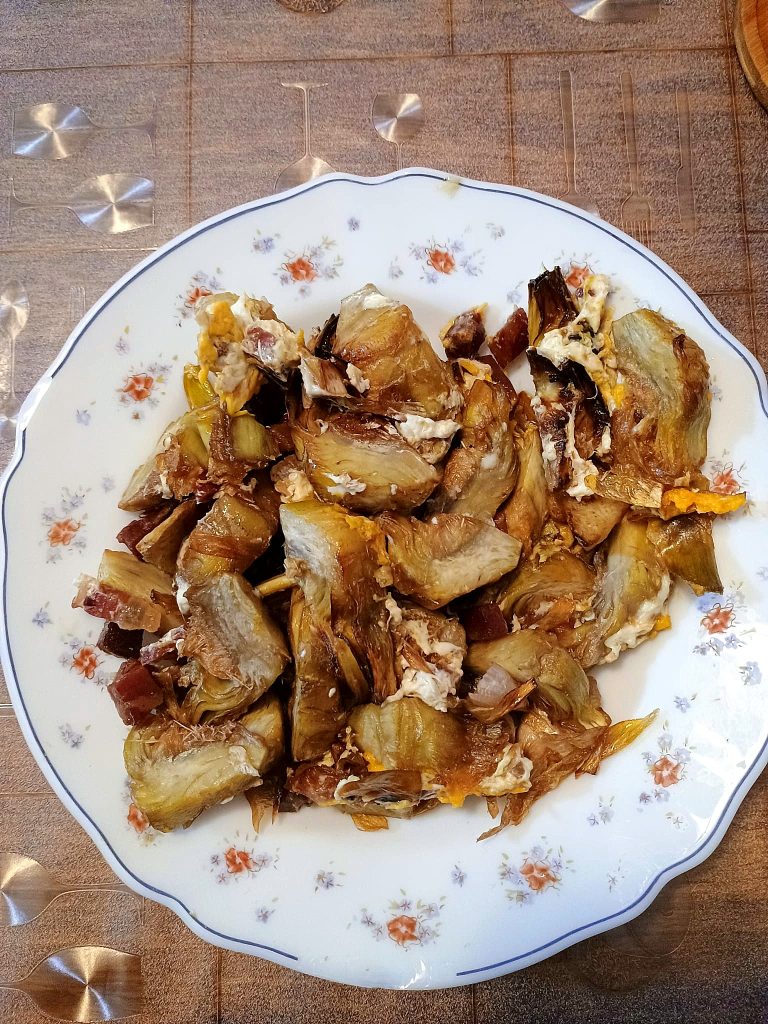 Revuelto de alcachofas (1)