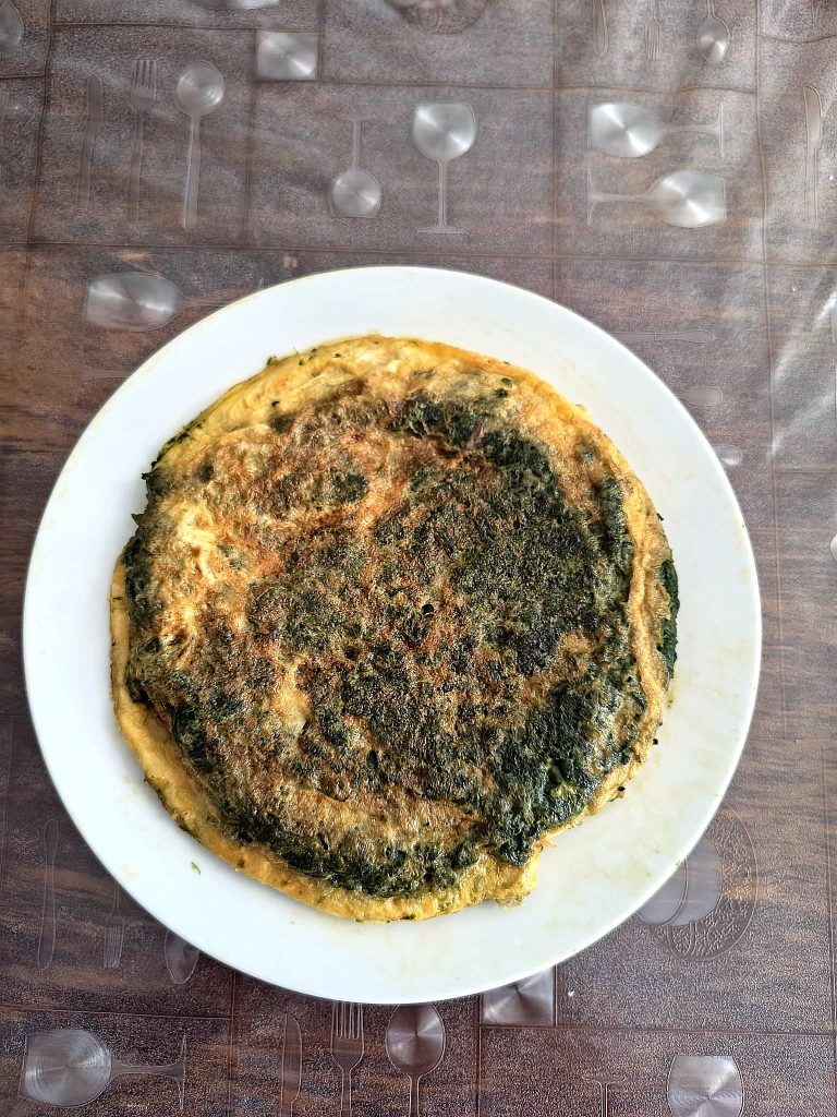 Tortilla de espinacas